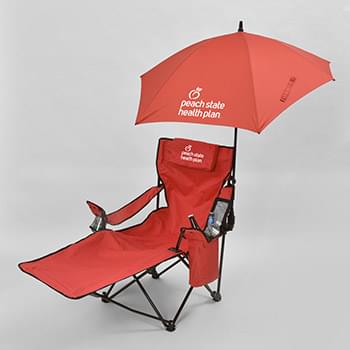 The Recliner Lounge Chair with Kite Umbrella